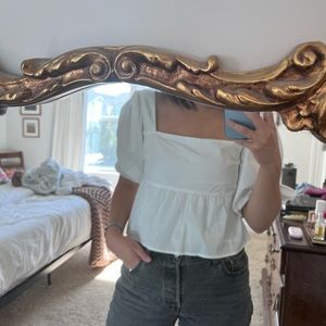 Abercrombie Puff Sleeve Top